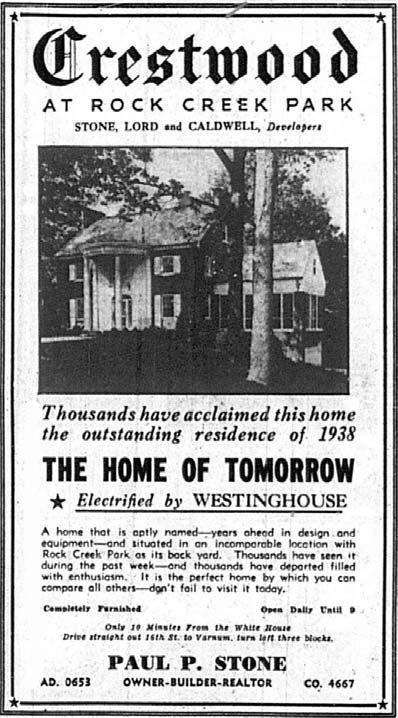 gave new momentum to neighborhood construction. Home building had already picked up by the mid-1930s.