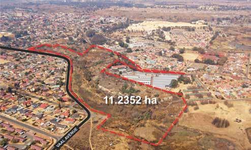 Web Ref: 104008 32 Stokoe Street, (Along Vaal Ave), Roodepoort West Opening Bid: R8 Million MINE DUMP 11,2352 ha of agricultural land Fantastic opportunity for gold tailings processing No