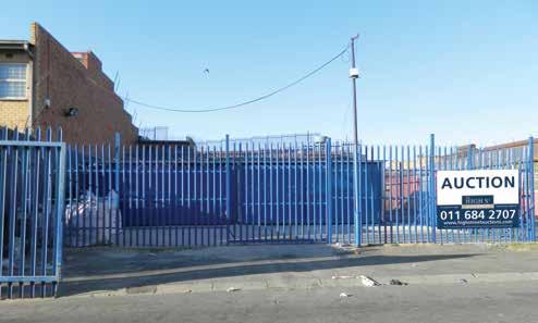 NO RESERVE Liquidation Commercial Stand Web Ref: 104022 14 Kasteel Street, Jeppestown LOT 23 Master s Reference Number: G2531/04
