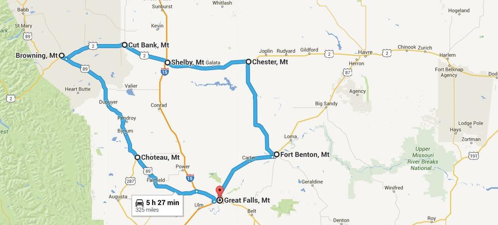 As you drive from Fort Benton to Chester on MT 223 you ll pass the site of two separate Lewis & Clark campsites.