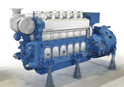 Wärtsilä 6L20L locomotive genset Engine characteristics Nominal output 1025kW Speed range 350-1000rpm Fast load response For wide range of altitudes and ambient conditions Engine features Designed as