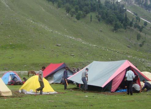 ACCOMMODATION 15 19. The accommodation facility at Pahalgam was made in Institute Hostel building and during Ice craft training and Expedition in Tents at Leh.