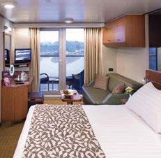 STARTING AT OCEANVIEW STATEROOM $ CABINS: H**, G*, F, E, DD, D, C 1,658 An optimal choice for passengers wanting to see the ocean, these comfortable cabins pack a surprising number of luxuries into