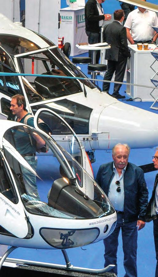 Helicopter Hangar The Fascination of Helicopter Flight Helicopters, the aviation work horses, were heavily represented at AERO 2018.