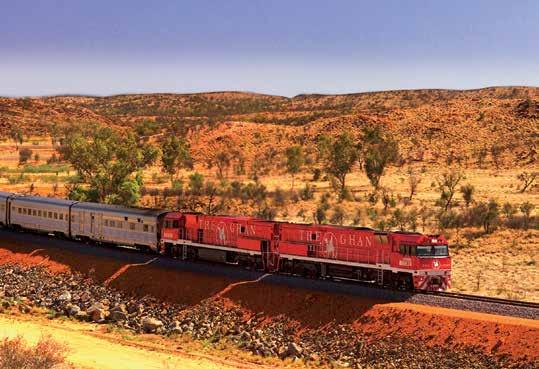 Rail through the heart of Australia and cruise the spectacular coasts The Ghan & Radiance of the Seas East Coast Wonders 17 nights departing 13.02.