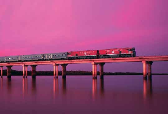 Board the Legendary Ghan & traverse the heart of Australia to the Tropical North Uncover the extraordinary aboard The Ghan The Ghan has been traversing the heart of Australia for more than eighty