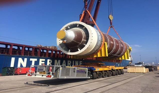 Leading MPP operator Intermarine recently transported 4 x oversized coke drums, weighing in at over 300mtns each with dimensions of 34.4 m x 8 m x 8.2 m each.