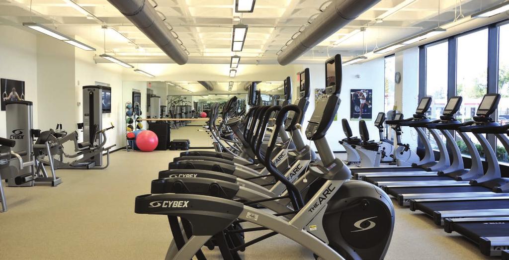 State-of-the-Art Fitness Center Treadmills, ellipticals, recumbent bikes, upright bikes Personal TV s on