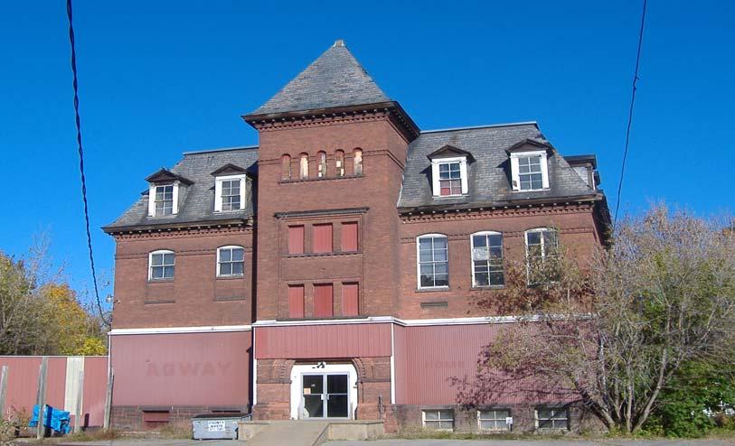 The Old High School is a signature building that contributes to the identity of Fort Edward Its central location makes it a key node in the community Adaptive reuse is a cost