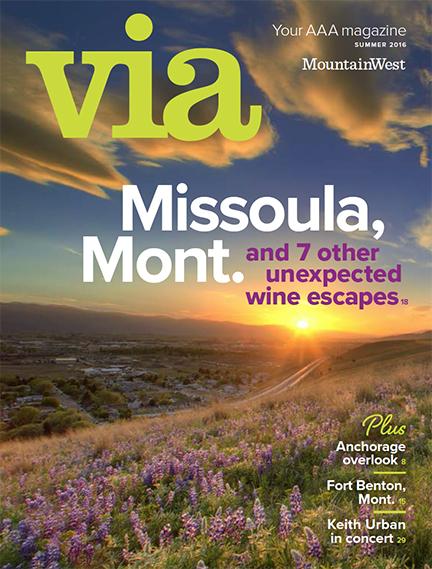 Via magazine is published four times per year and features