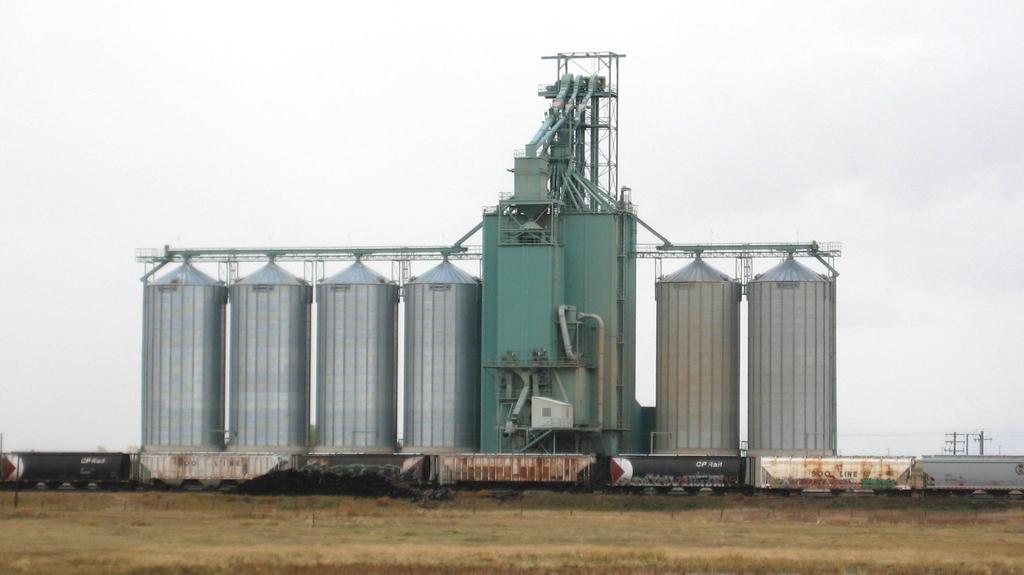 M 73 CASSILS The Viterra (a 1997-2007 amalgamation of the former Farmer s Cooperatives: Alberta Wheat Pool, Saskatchewan Wheat Pool, Manitoba Wheat Pool & United Grain Growers) elevator built in 1998