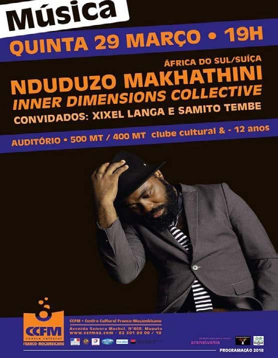 NDUDUZO MAKHATHINI performing live Thursday 29 March 19h00 at CCFM Entry