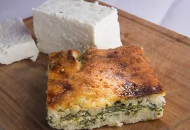 Combination of spinach and maize, accompanied with eggs, milk, sour cream, bakin dust, spice, and even cheese, creates a composition