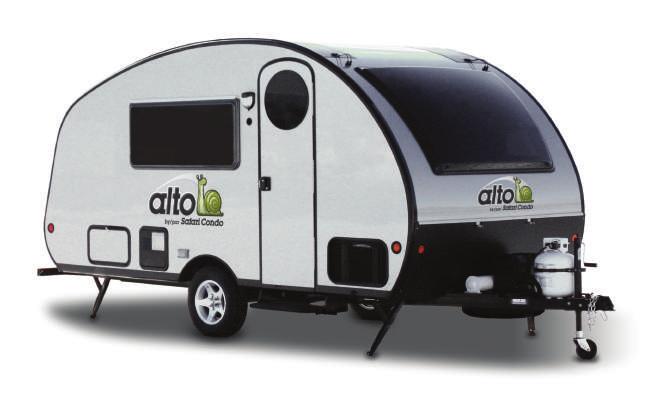 With its exterior height of 95 inches (250 cm), the F series Alto will fit under an 8-foot garage door.
