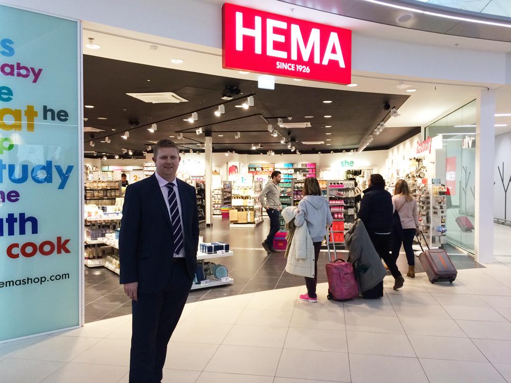 I E Exclusive: tansted rises after major retail revamp Daily essentials retailer Dutch retailer HEMA opened its fifth outlet in the K at tansted Airport recently, offering last-minute products and
