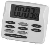 Electronic Clock / Triple Timer Three activities can be timed up or down simultaneously. Preset running time ranges from 24 hours to 1 second in each channel.