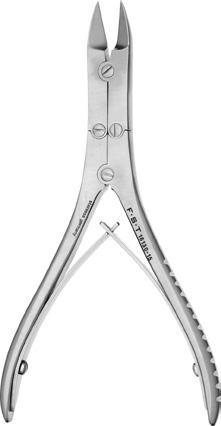 BONE INSTRUMENTS Boehler Bone splitting cutter with very fine tips and double action joint to relieve strain on your hand.