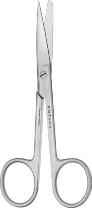 Longer, blunt blade prevents damaging tissue underneath skin without losing the cutting line.