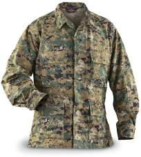 Camouflage Garment Note: We could make any color for the BDU, including