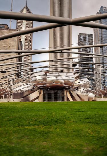 JAY PRITZKER PAVILION The Frank Gehry-designed Jay Pritzker Pavilion is the most sophisticated outdoor concert venue of its kind in the United States, making it perfect for speaker presentations,