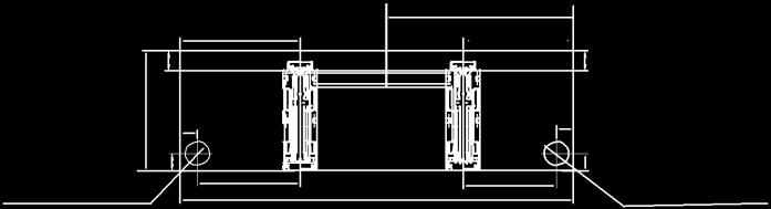 jedinice u odnosu na ploču Preporučena pozicija zidne rupe (lijevo i desno od montažne ploče) Relativne udaljenosti između vijčanih otvora 285mm (11.