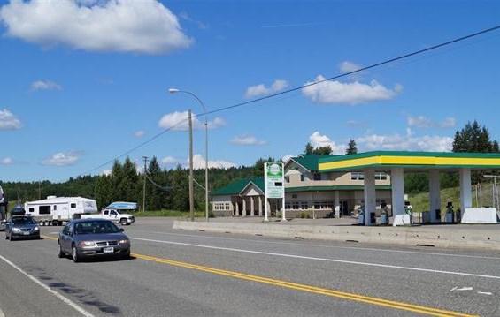 New building w/ all new equipment (only 3 years old). Pkg. incl. 5 bay gas pump w/ propane, convenience store, restaurant, pub & 4 bdrm suite w/ fantastic lake view of Lac La Hache!