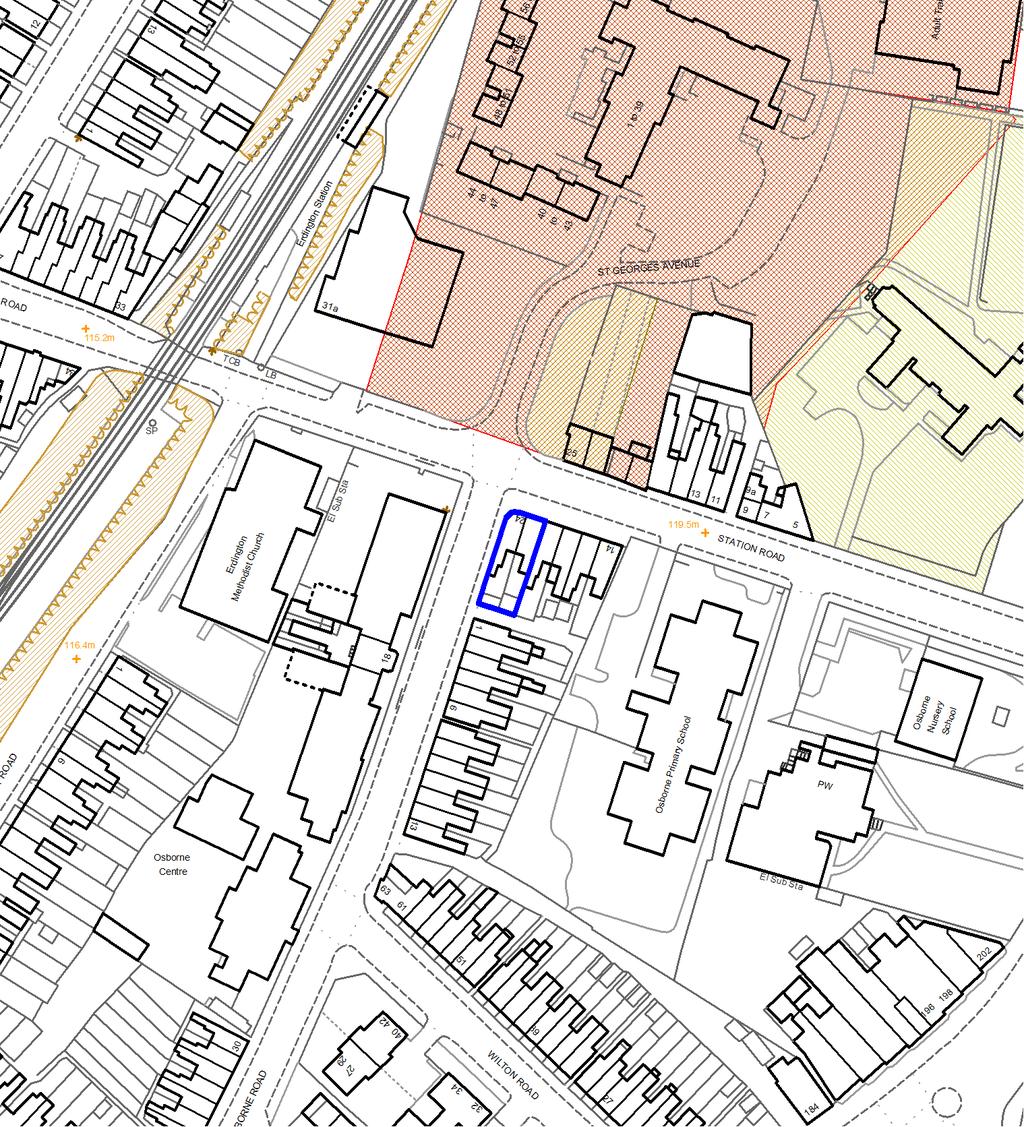 Location Plan This map is reproduced from the Ordnance Survey Material with the