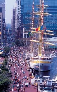 Experience the magic of Baltimore s famed Inner Harbor from the pier of the acclaimed National Aquarium, where you will enjoy a patriotic feast, spectacular views of international tall ships, and the