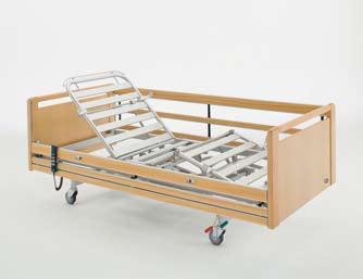 Carers can adjust the bed to meet individual user requirements.