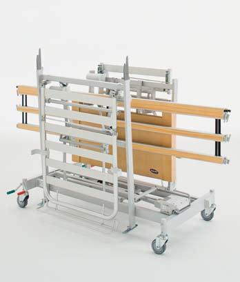 Such easy handling ensures that the bed is easy to carry to whatever floor.