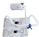 Aquatec Shower commode chairs Aquatec Ocean Vip Stable, stainless steel frame Seat tilt can be
