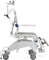 operating lever with safety lock to lower the backrest Particularly stable even at maximum tilt angle,