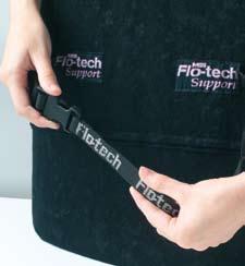 Flo-tech Back Support A highly protective back support The Flo-tech Back Support provides a high degree of stability and provides improved posture resulting in enhanced protection from pressure ulcer