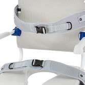 1470081 Chest belt, grey 1470082 Pelvic belt, grey Armrest locking device To lock the armrest.