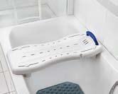 A Folding shower seats, bathtub board, bathtub mat Marina H190 Attractively designed bathtub board Non-slip seat surface Hand grip provides additional safety Practical shower head holder on both
