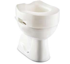 Toilet seat raisers Finesse Toilet seat raiser made of soft, skin-friendly