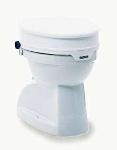 toilet seat by 100 mm Attached safely to the toilet with two side clamps Large