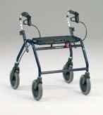 Features and Options Comfortable backrest Slow-down brake A safety feature preventing the walker from rolling away. Part No 13041-21.