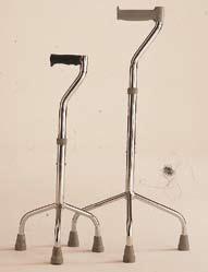 Adjustable aluminium cane with a fisher style handle. Available in left and right hand versions.
