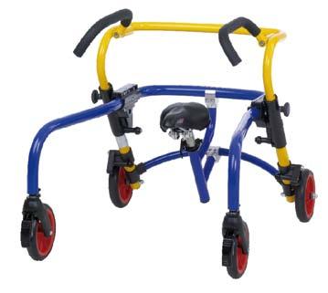 Paediatric Walkers * Pictured with seat accessory Pluto - Children s Reverse Walker The Pluto reverse walker provides independence of movement for children.