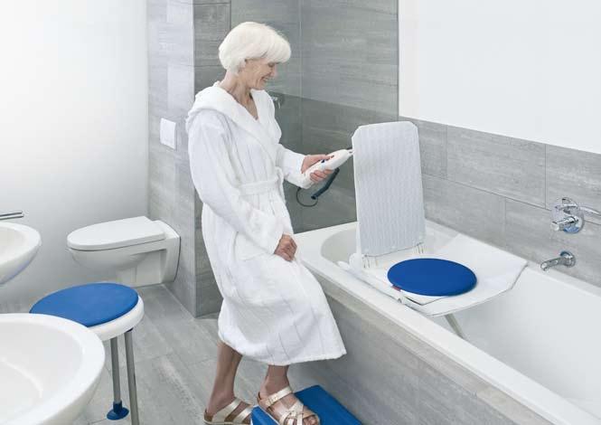 Aquatec Orca Bath Lift Range Hand Control Battery contained in the hand set 3 year warranty Aquatec Bath Lifters - Tried and trusted by healthcare professionals.