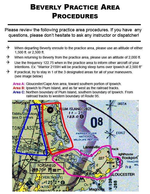 The practice area is depicted on the chart in the flight planning room.!! Minimum Altitude Limitations: All students shall use the designated practice area for stalls and flight maneuvers.