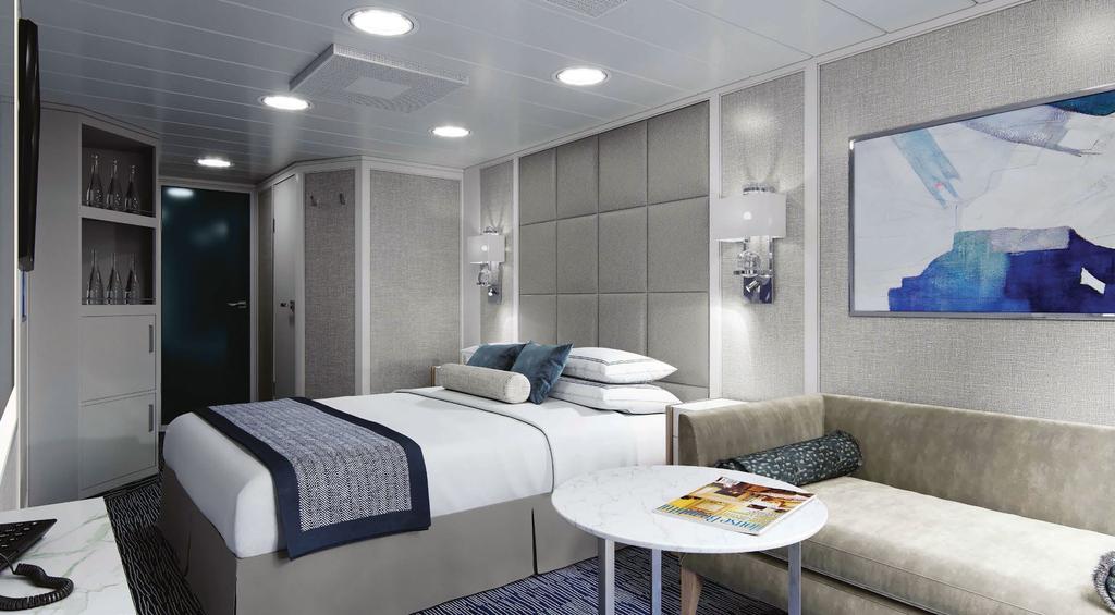 CONCIERGE PRIVILEGES I additio to Stateroom ameities Room service from The Grad Diig Room meu durig luch ad dier FREE laudry service up to 3 bags per stateroom * Priority oo ship embarkatio