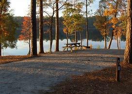 Cheraw State Park uniquely combines outstanding recreational opportunities: a championship 18-hole golf course designed by Tom Jackson, equestrian trails, hiking and biking trails, rustic cabins with