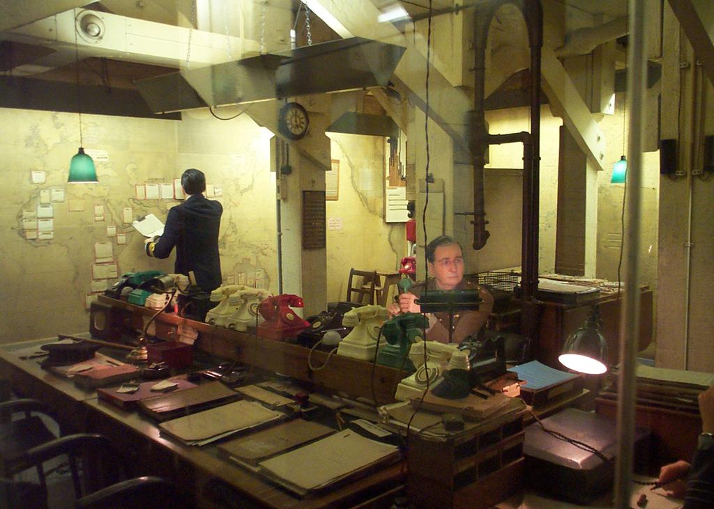 We then proceed to the Churchill War Rooms, the underground nerve center for Britain s war effort.