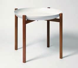 Tablo tray table Designed by Magnus Löfgren Magazine Table Designed by Axel Bjurström Tablo tray table has a high rim to prevent things