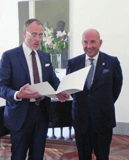 EMANUELE GRIMALDI AWARDED AS COMMANDER OF THE ORDER OF THE LION OF FINLAND The president of the Republic of Finland, President Sauli Niinistö, has conferred Finnlines President and CEO Mr