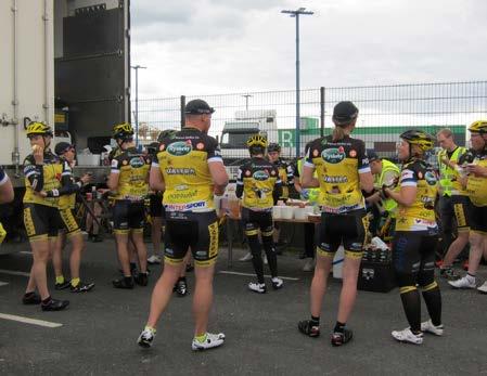 AROUND 2,100 CYCLISTS ACROSS 54 TEAMS IN SEVEN COUNTRIES ARE EXPECTED TO CYCLE TO PARIS WITH THE CHARITY CYCLING TEAM RYNKEBY.