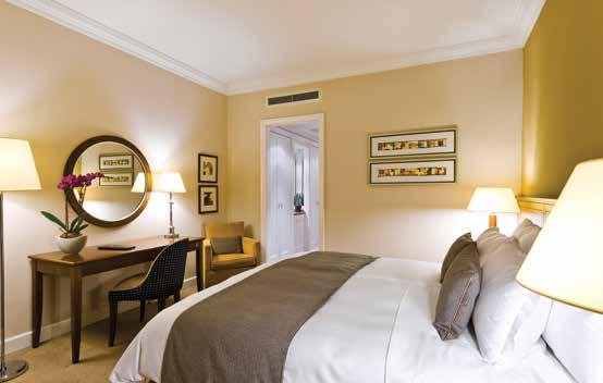 ROOMS DINING & ENTERTAINMENT ROYAL SPA SUPERIOR ROOM Furnished with luxurious beds and glorious marble bathrooms, our