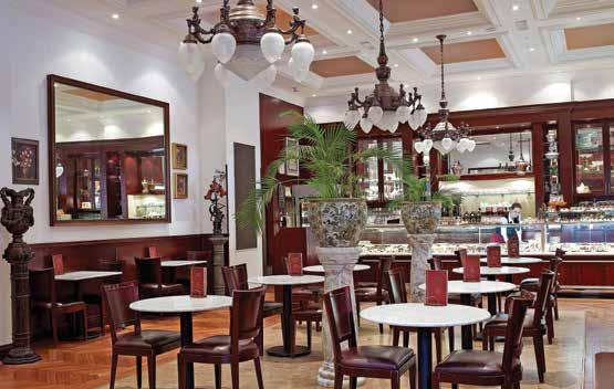DINING SZAMOS MARCIPAN ROYAL CAFÉ Serving an array of traditional Hungarian tarts and cakes, the